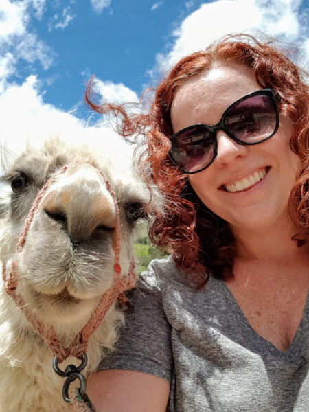 Charity and Llama