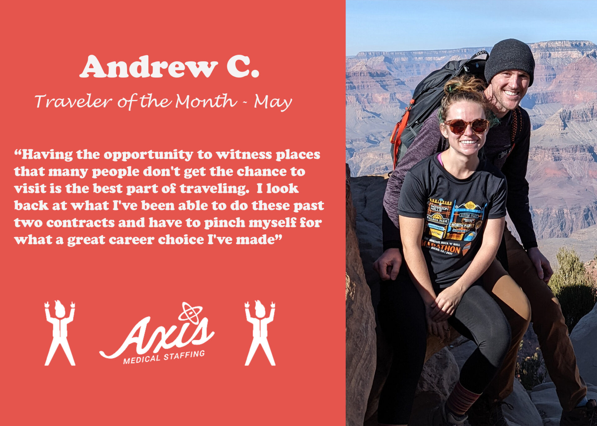 Traveler of the Month: Andrew C!