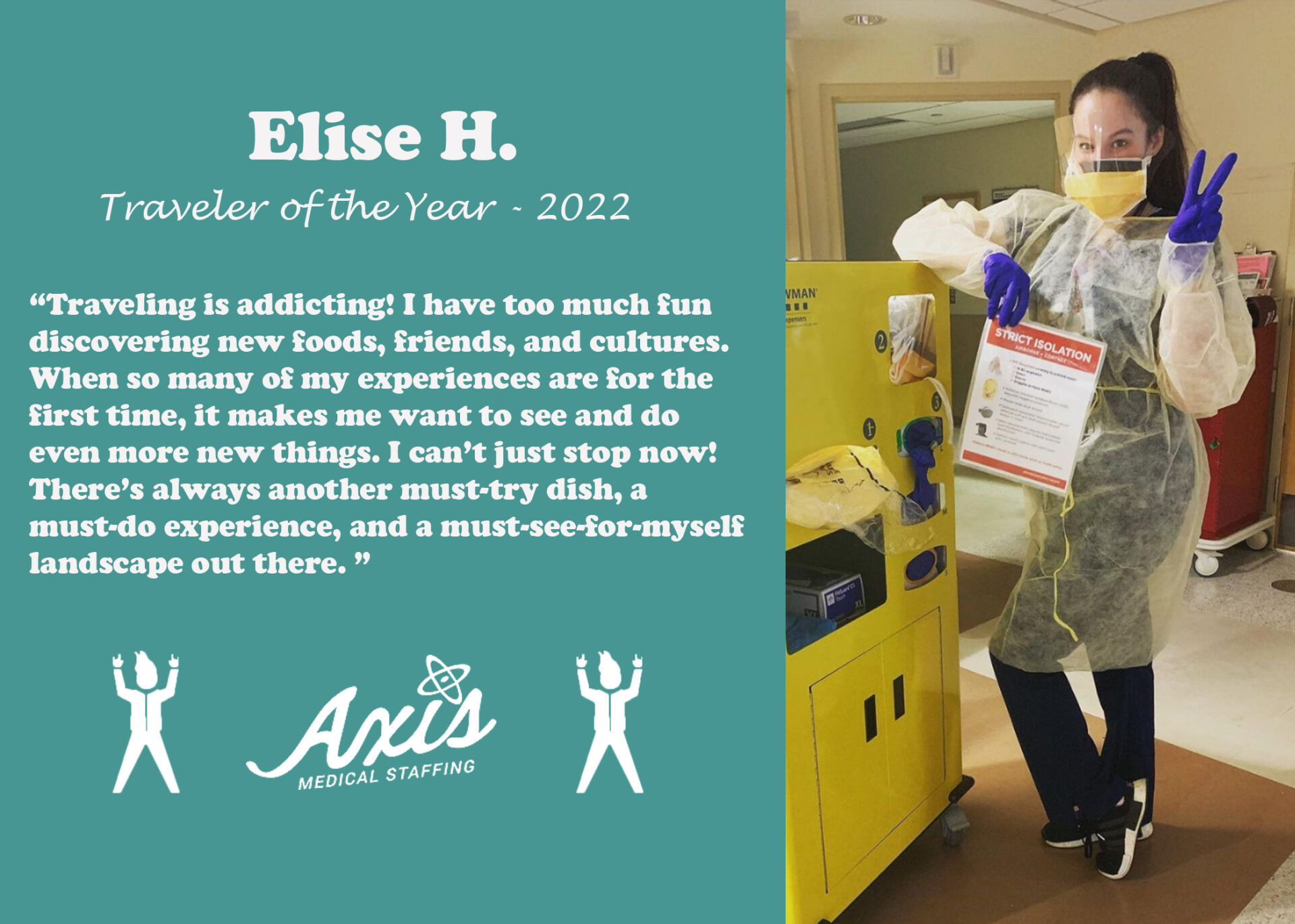 Traveler of the Year: Elise H!