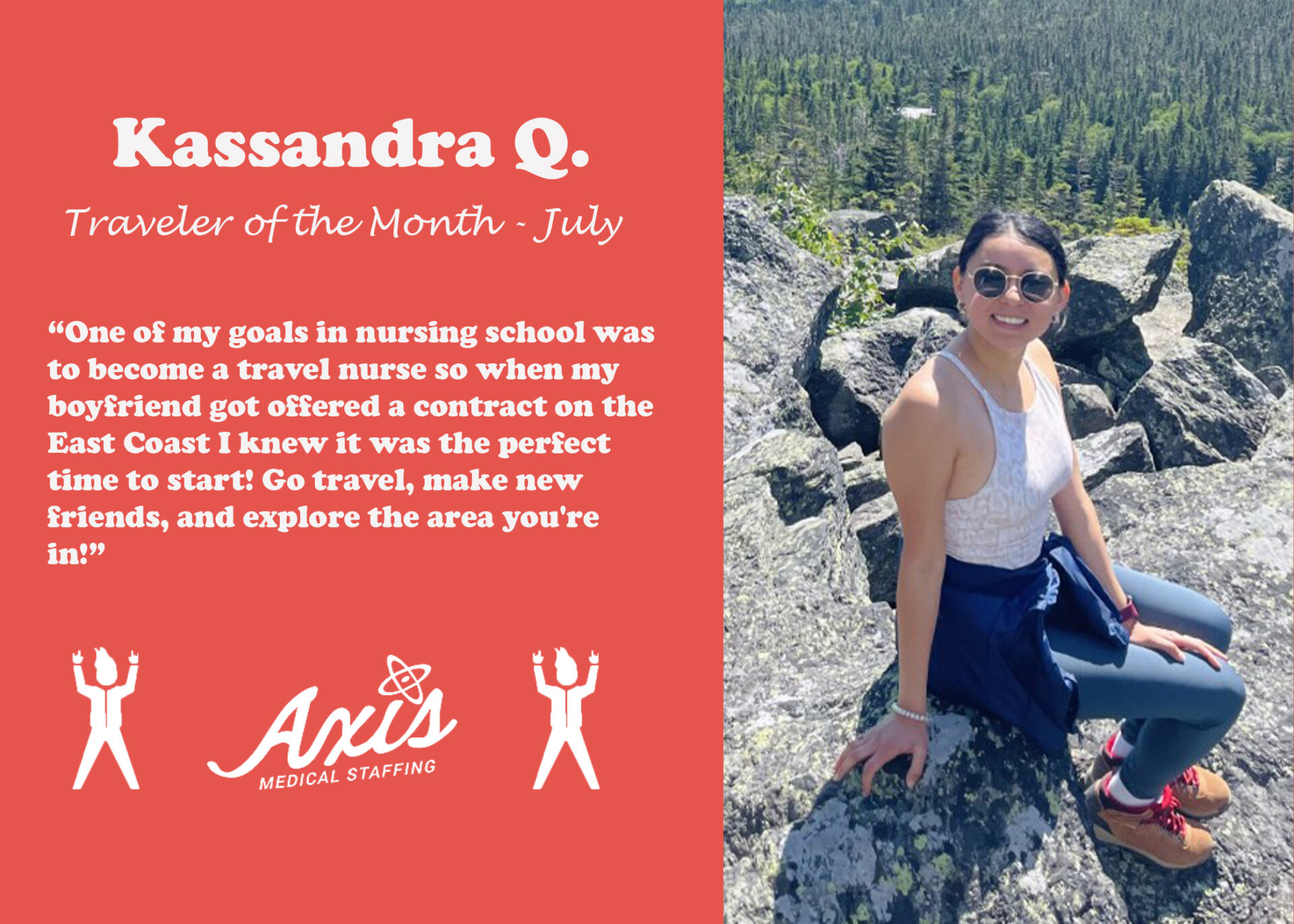 Traveler of the Month: Kassandra Q!