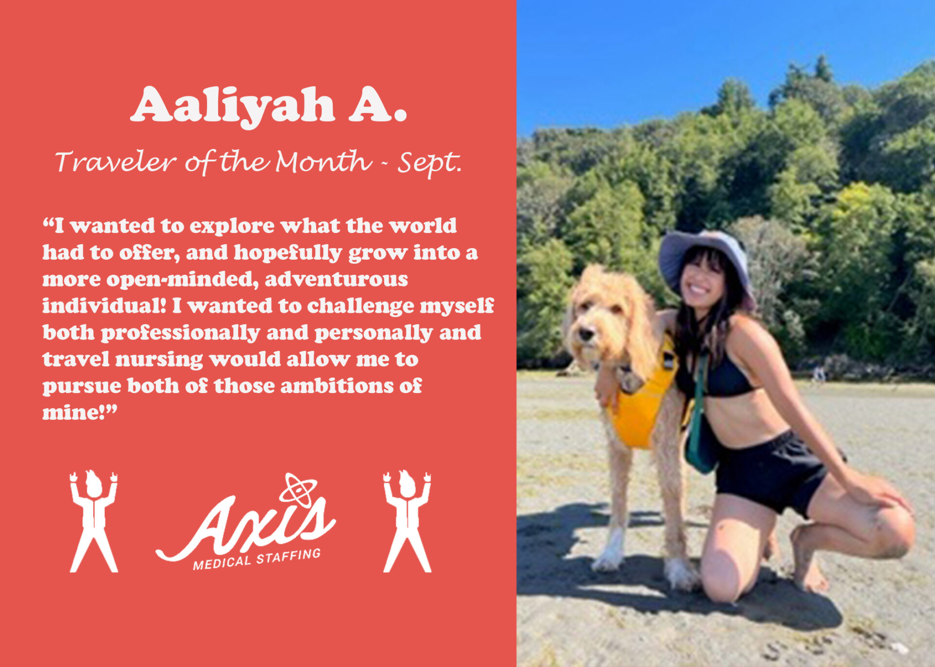 Traveler of the Month: Aaliyah A!