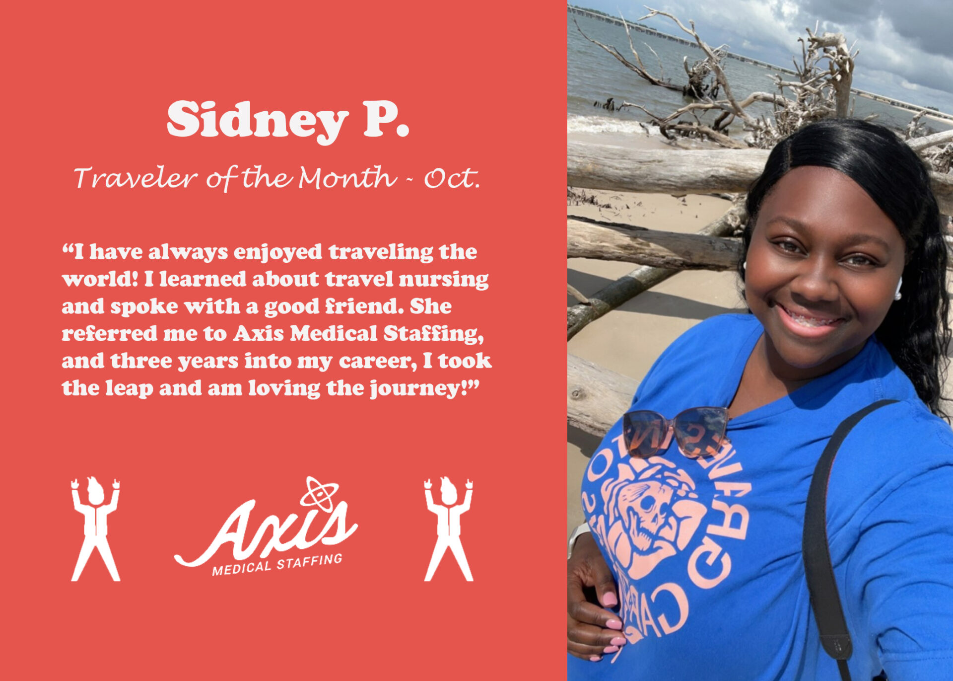 Traveler of the Month: Sidney P!