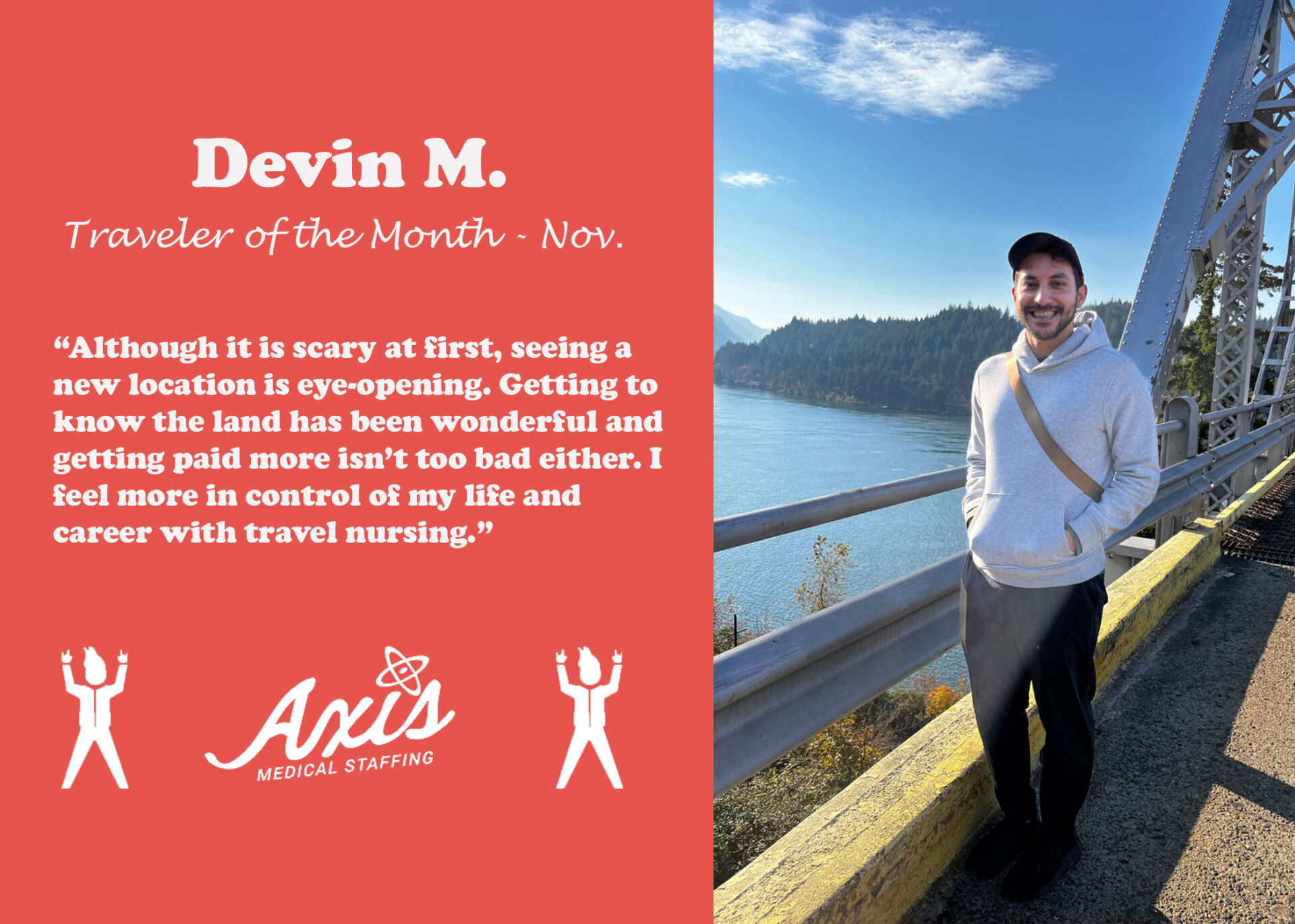 Traveler of the Month: Devin M!