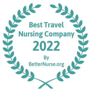 Best Travel Nursing Company 2022 by BetterNurse.org