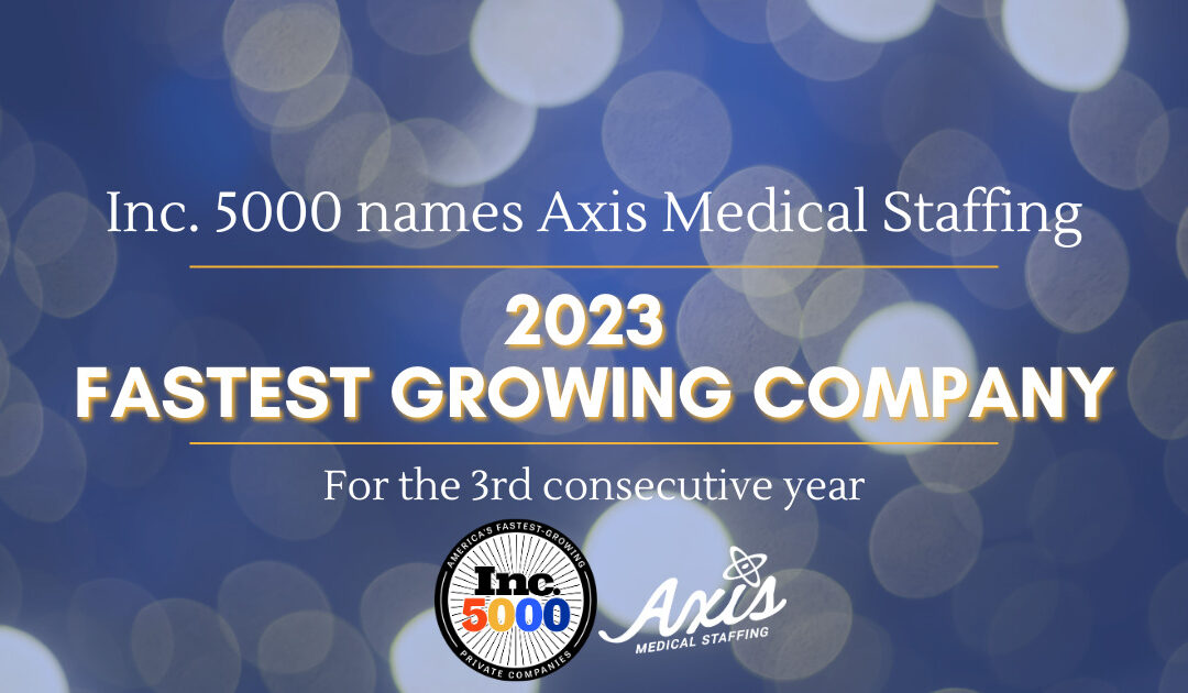 Inc. 5000 Ranks Axis for the 3rd Consecutive Year!